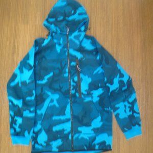 Nike Teal Blue Camoflauge Hoodie